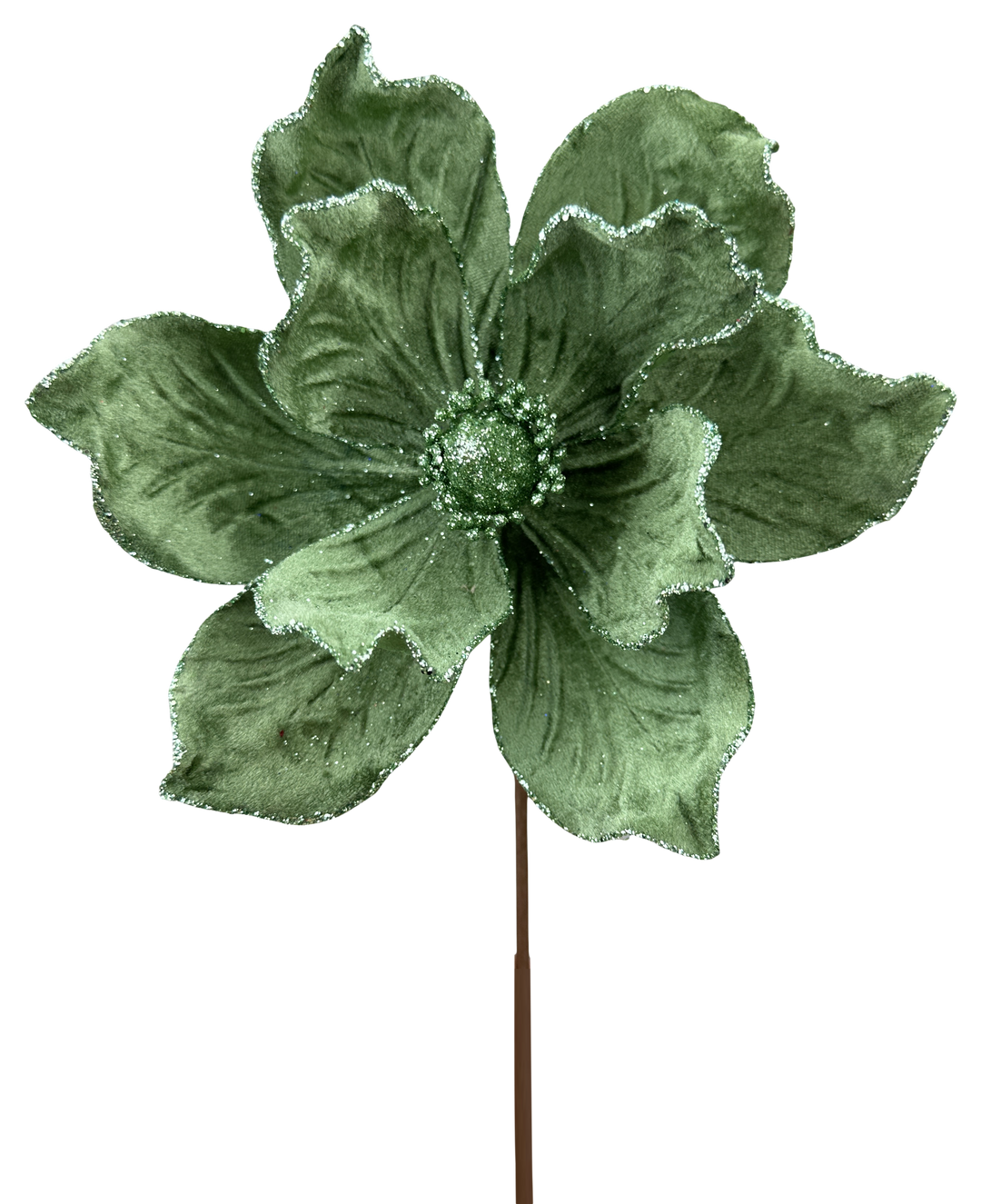 Artificial Green Magnolia Stem - 8"