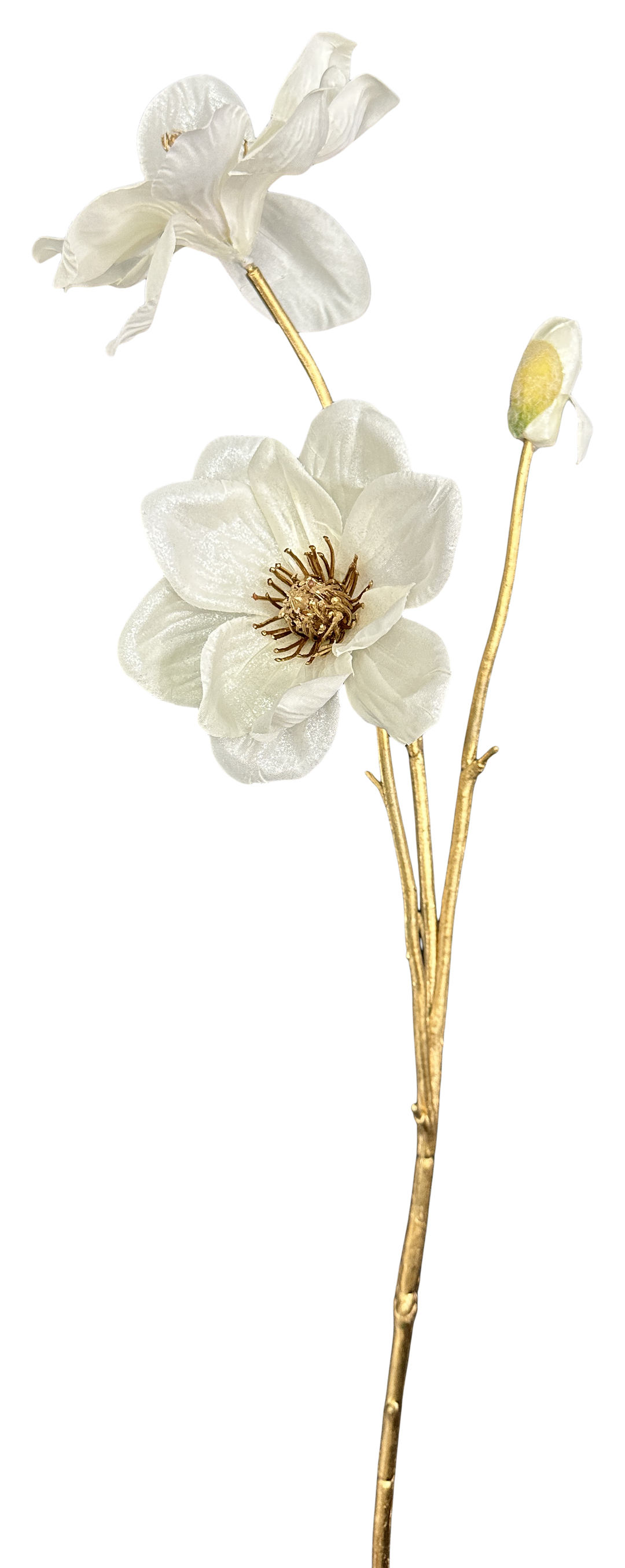 Artificial Cream Magnolia Spray - 30"
