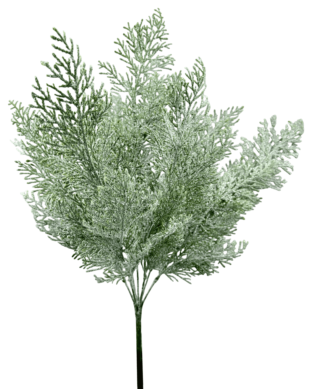Artificial Green Ice Cedar Bush - 22"