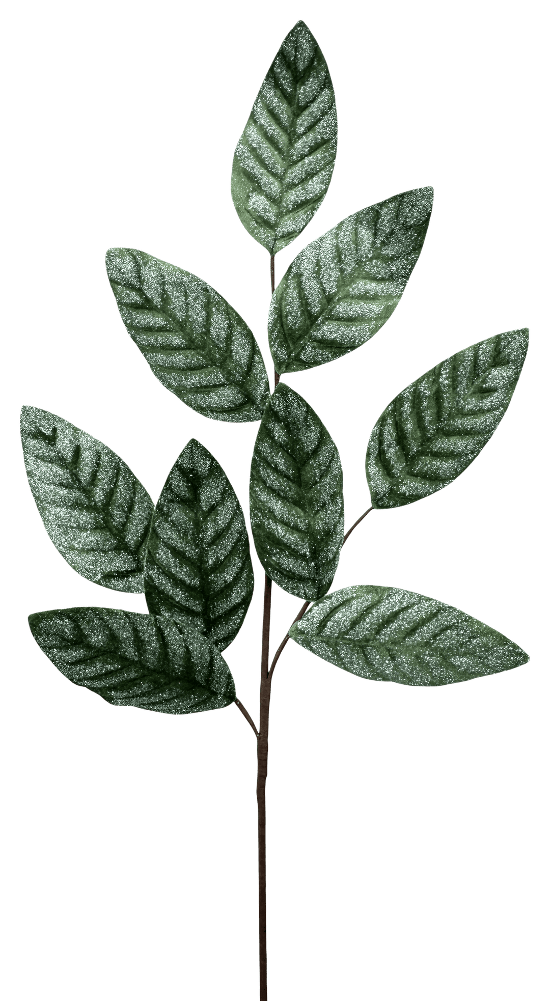 Artificial Green Magnolia Leaves Spray - 28"