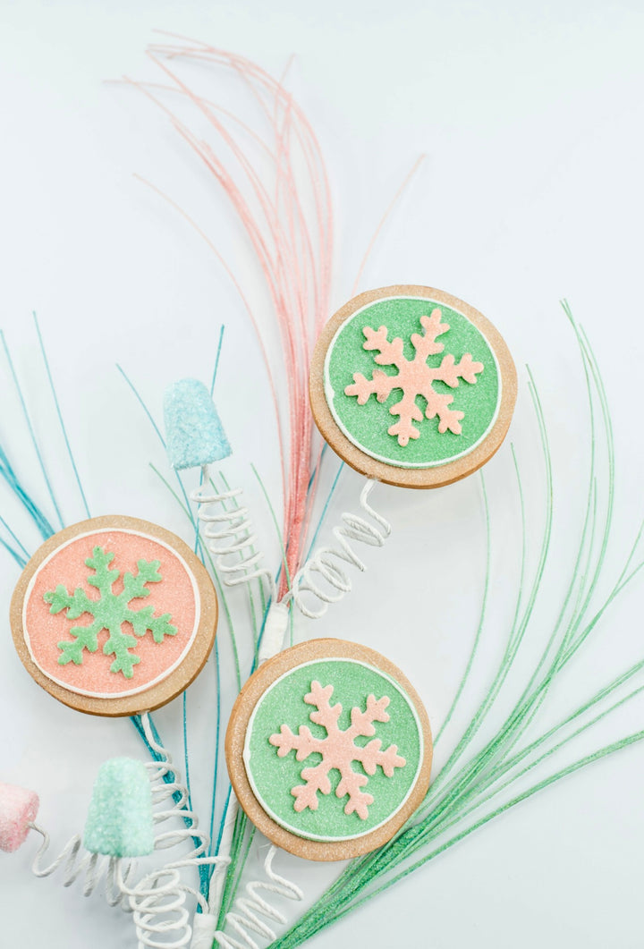 Pastel cookie and gumdrop spray