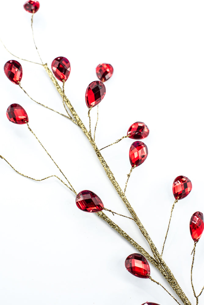 Red Gem Spray - 26"