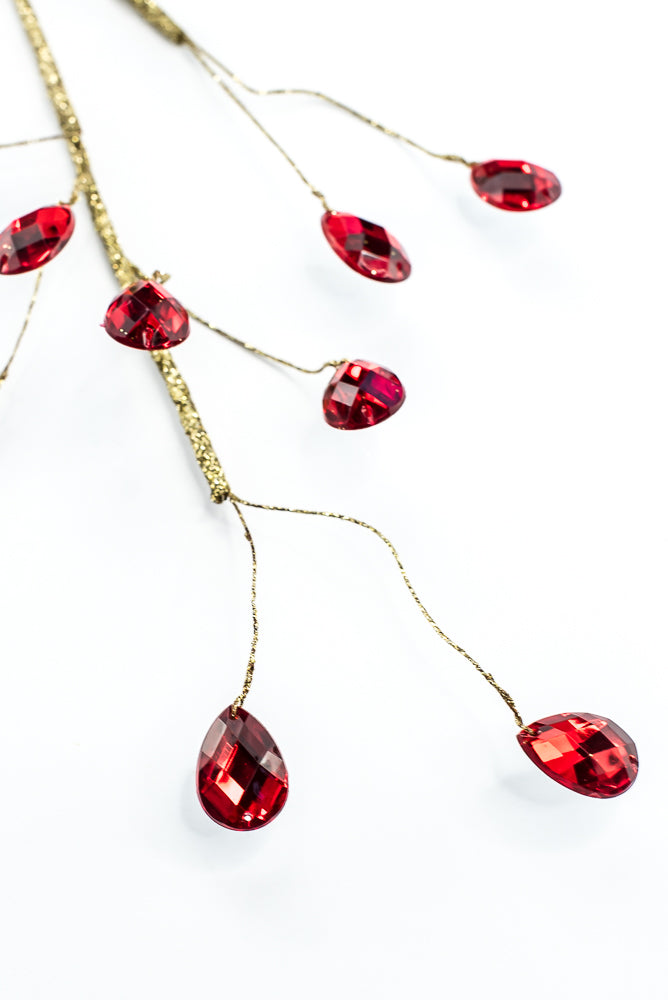 Red Gem Spray - 26"