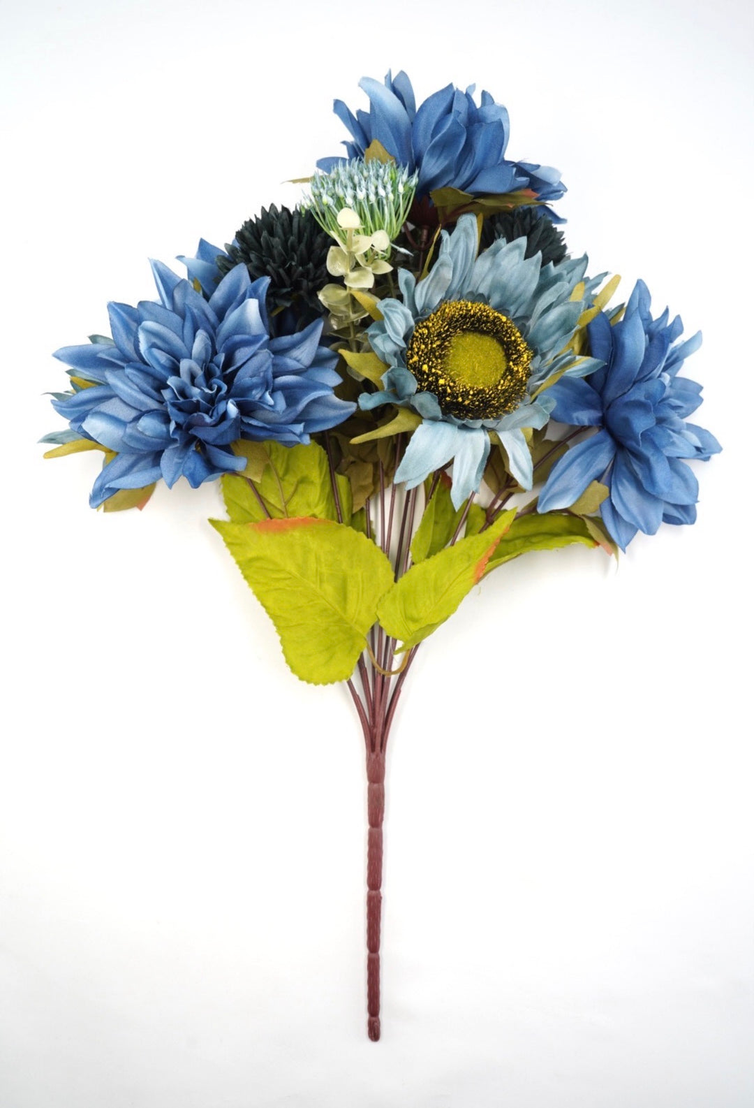 Blue Mixed Dahlia Sunflower
