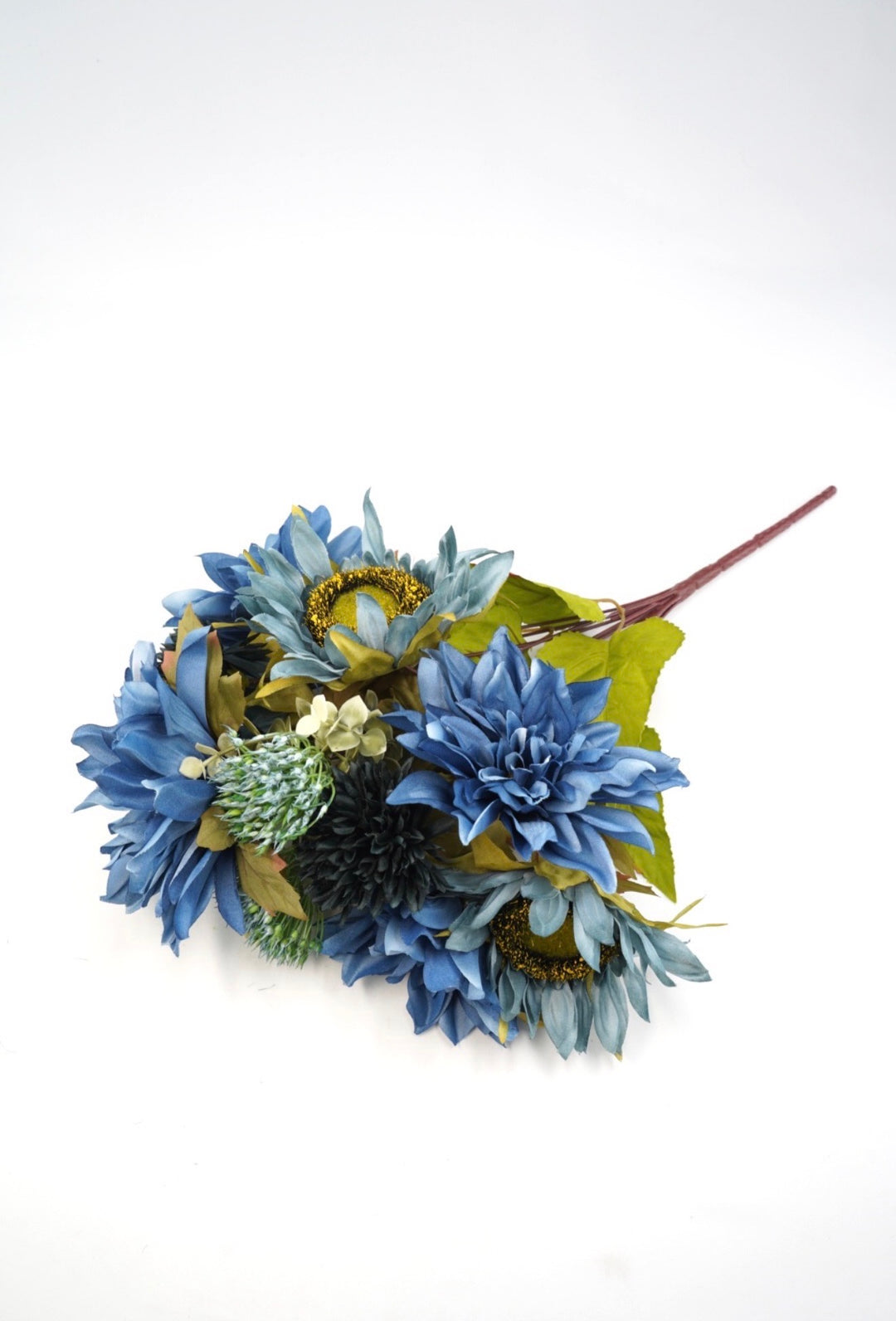 Blue Mixed Dahlia Sunflower