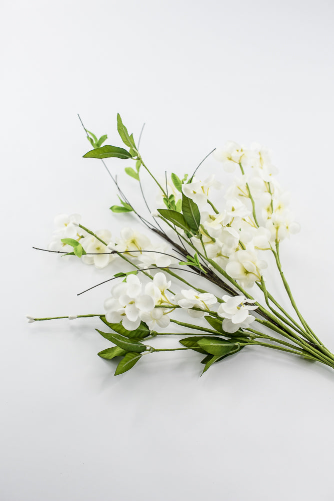 Cream Flower Sprout Pick - 18"