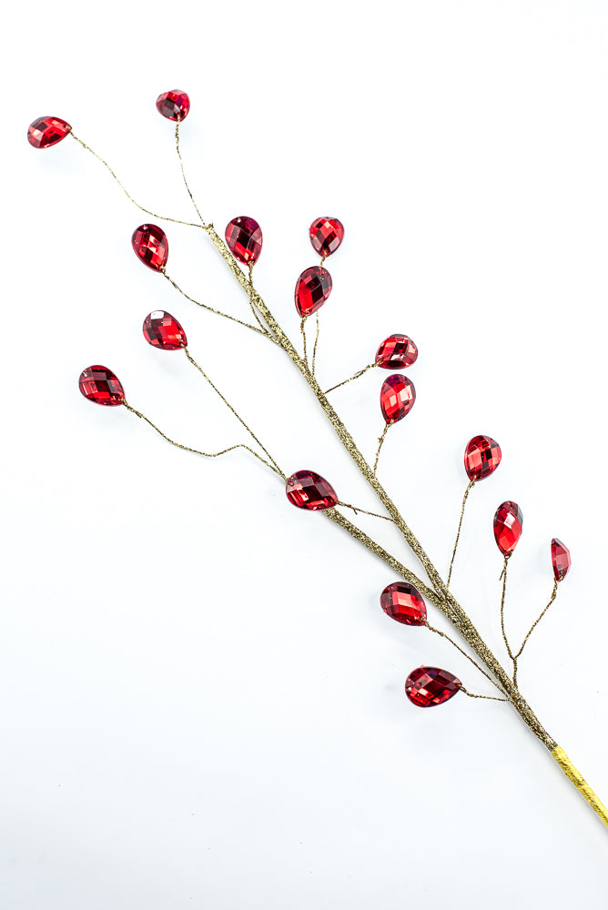 Red Gem Spray - 26"