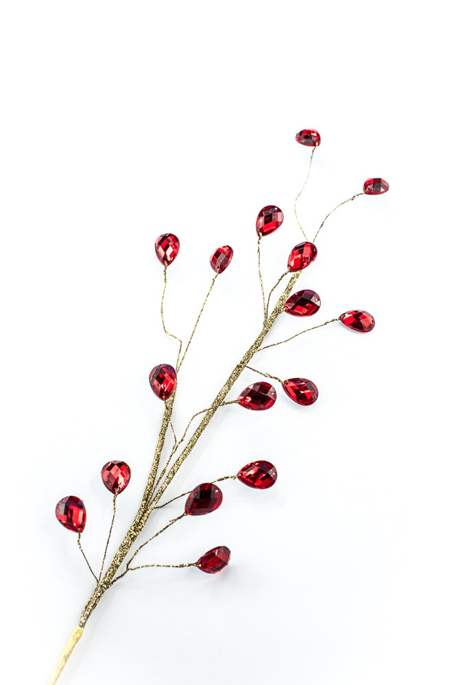 Red Gem Spray - 26"