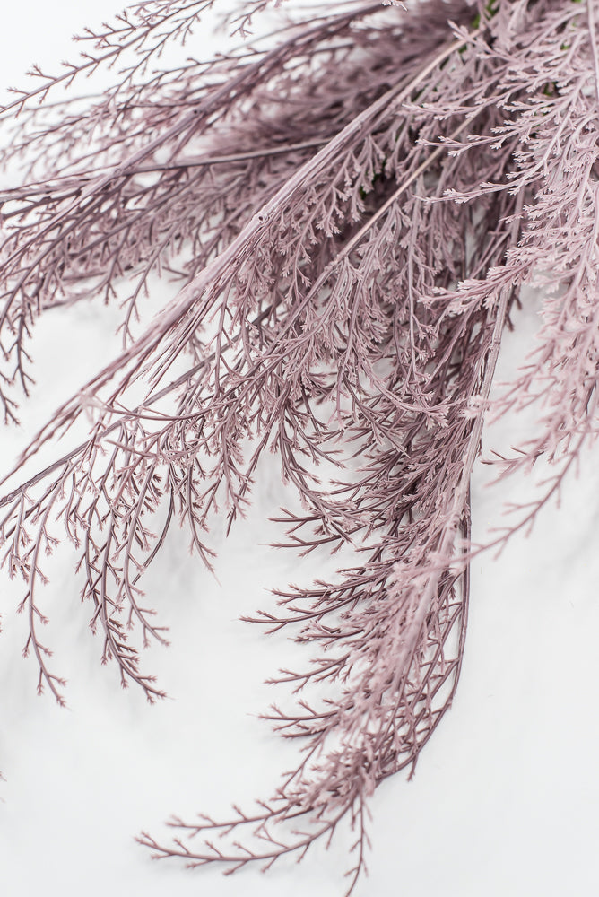 Artificial, Tail Fern Spray Bundle - Dusty Lavender