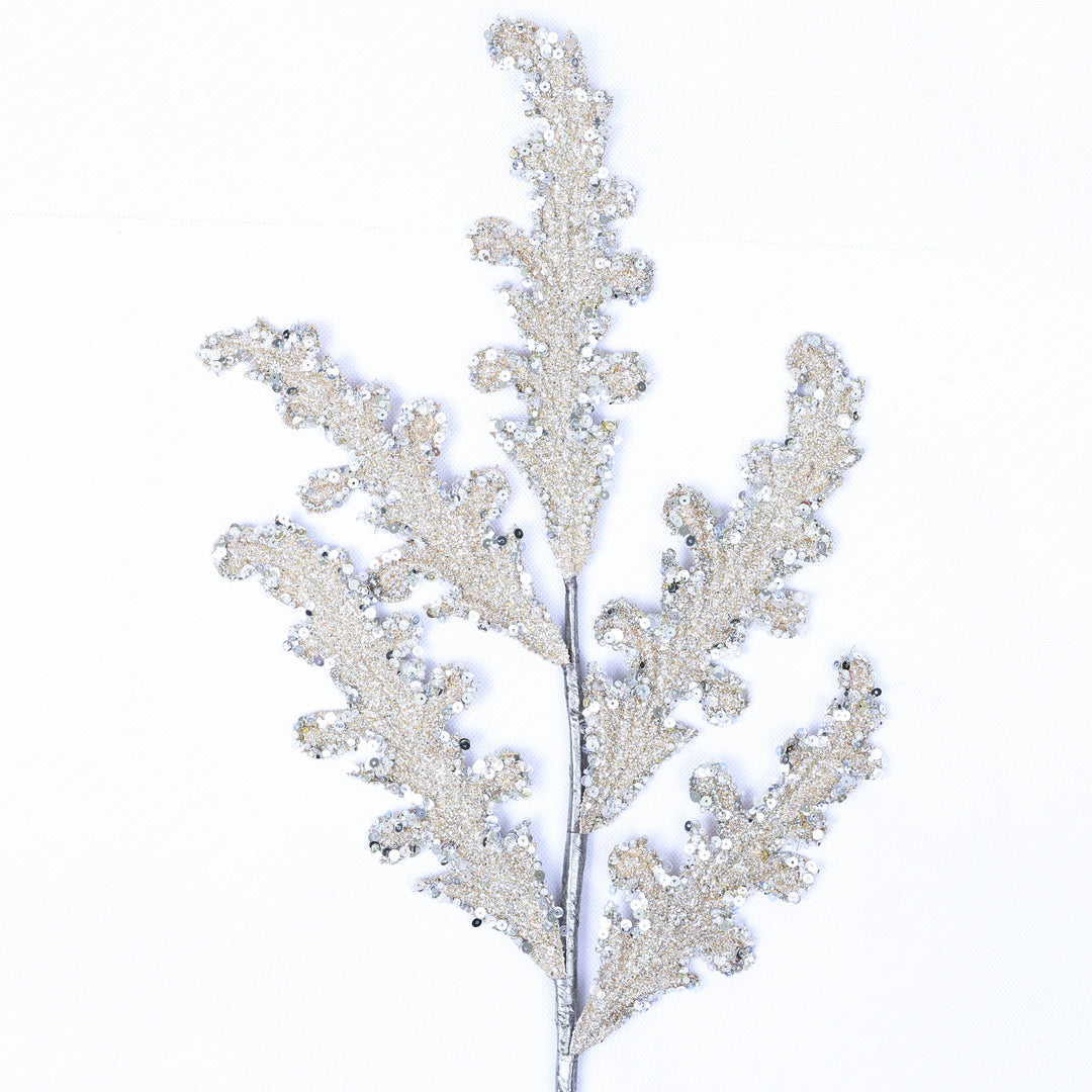 Farrisilk Artificial Gold Crystal Acanthus - 28"