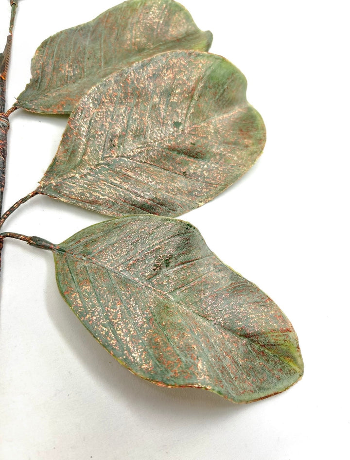 Green & Gold Magnolia Leaf Spray - 20"
