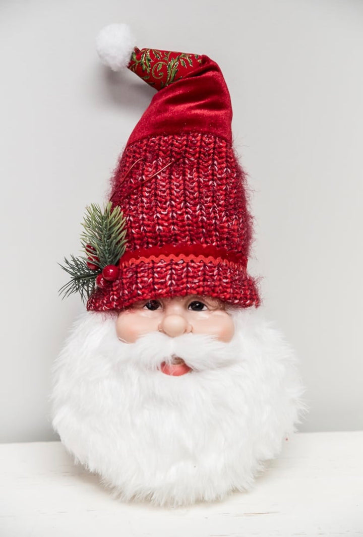 Red Santa Face Ornament - 20"