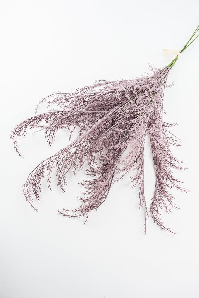 Artificial, Tail Fern Spray Bundle - Dusty Lavender