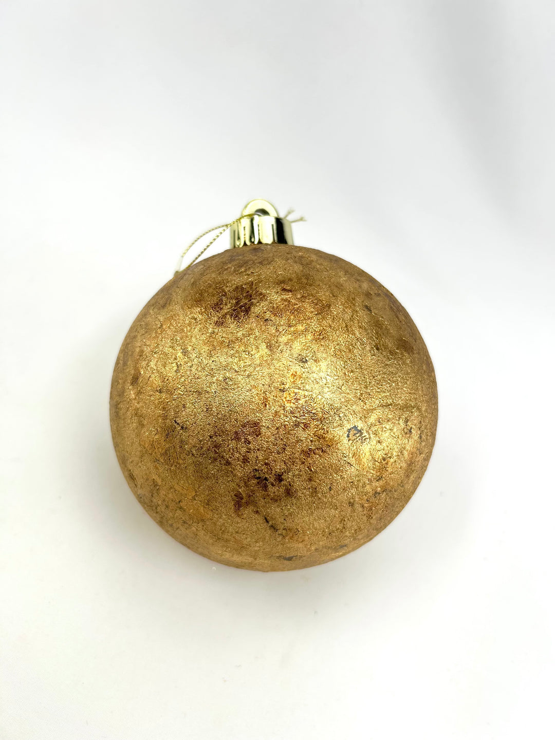 Gold Textures Ball Ornament - 5"