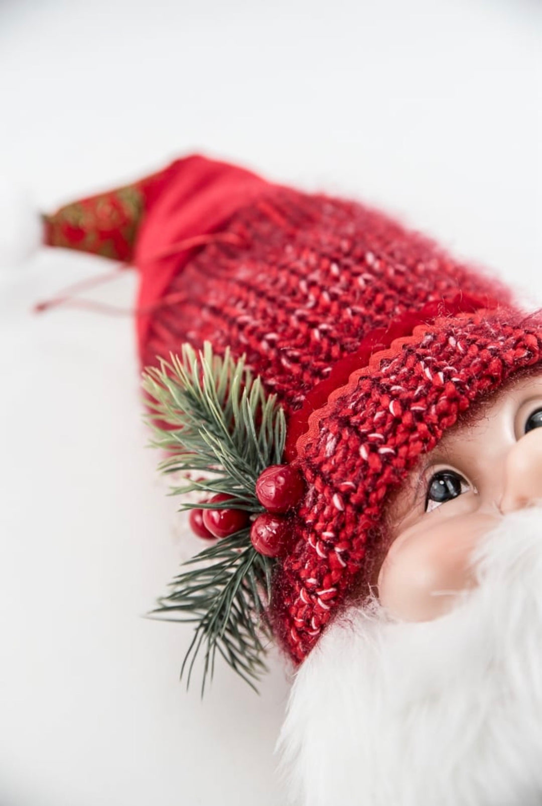 Red Santa Face Ornament - 20"