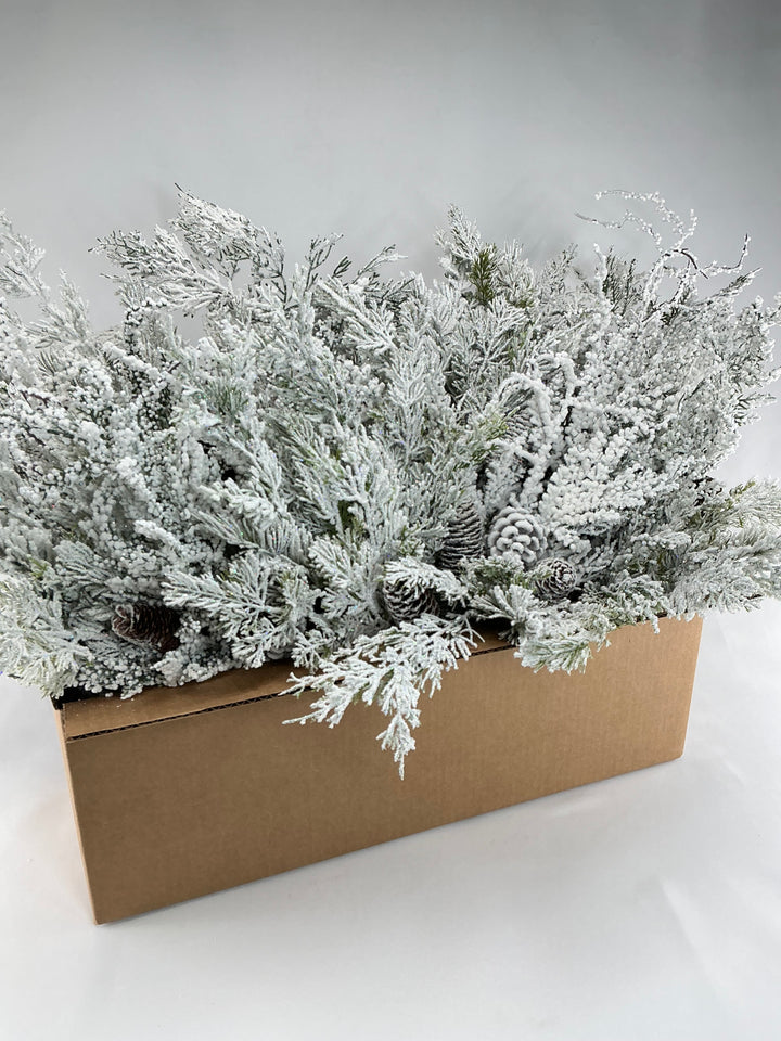 Blizzard tree greenery box - discounted bulk