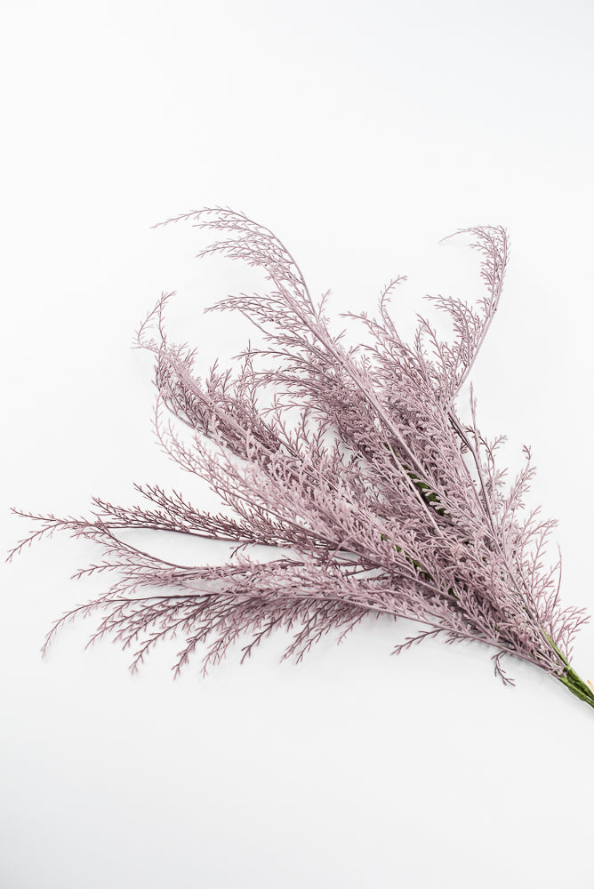 Artificial, Tail Fern Spray Bundle - Dusty Lavender