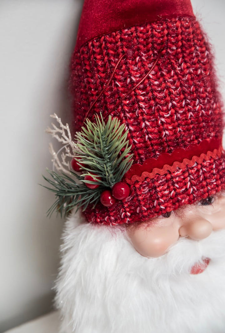 Red Santa Face Ornament - 20"