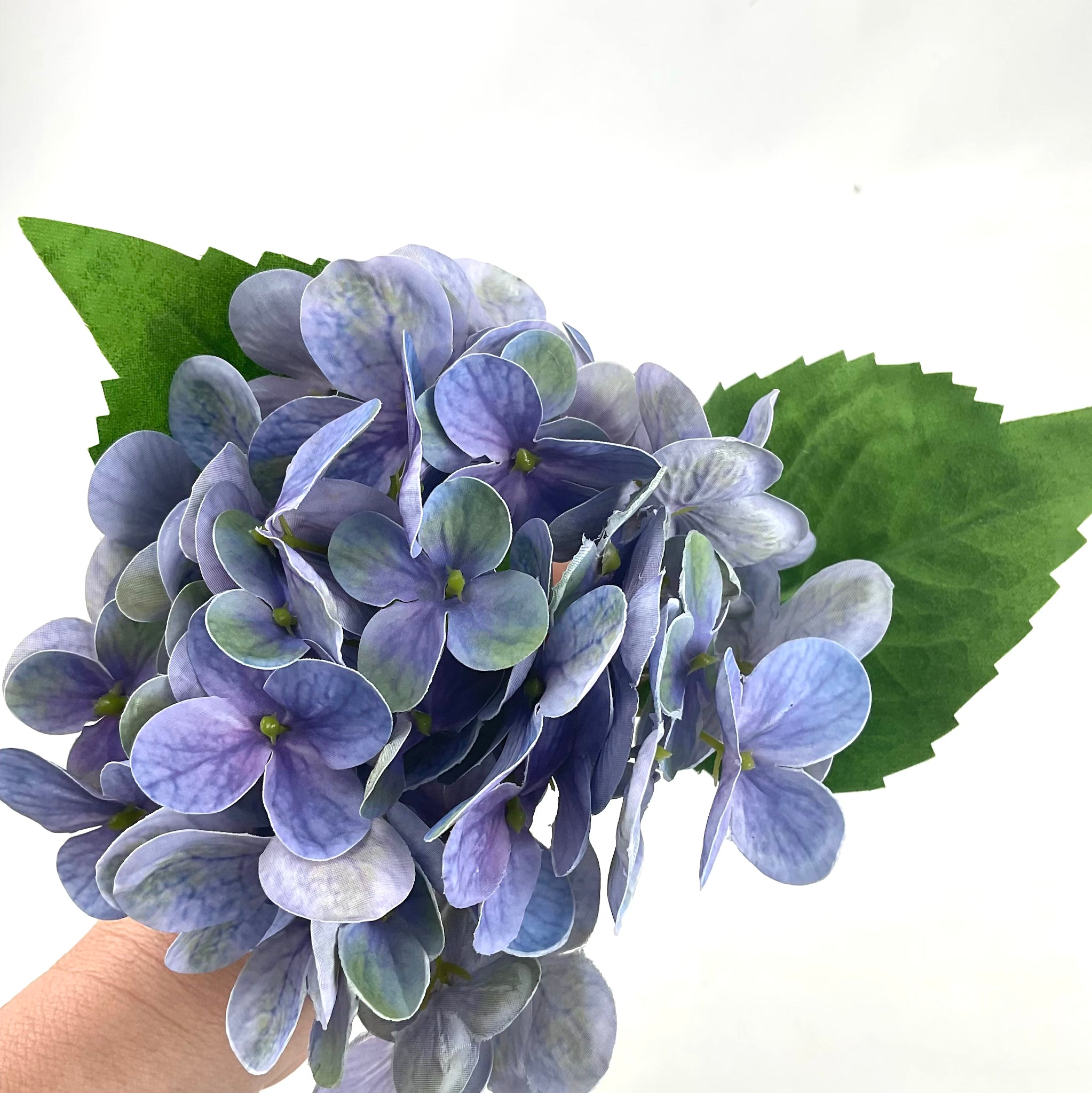 Real touch Hydrangea stem - violet