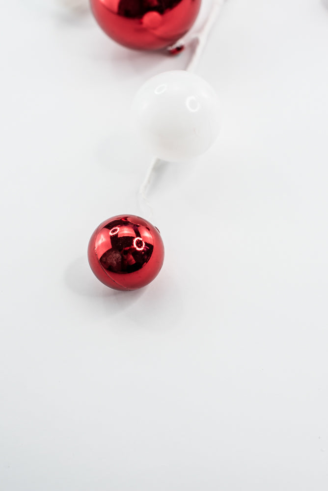 White And Red Mercury Ball Spray