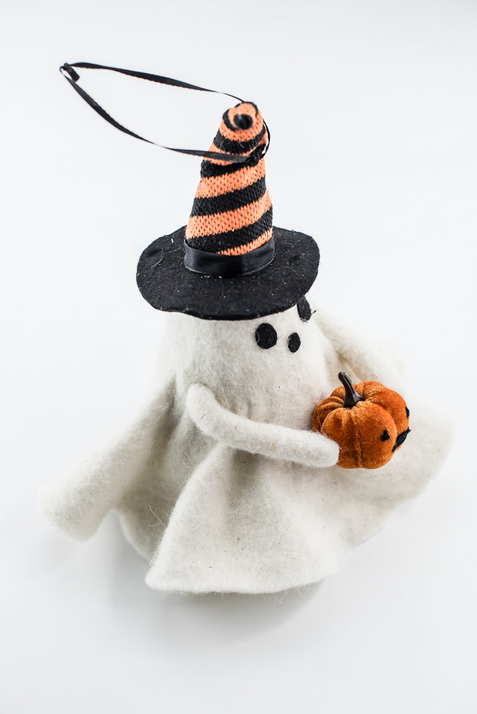 Felted Ghost Ornament