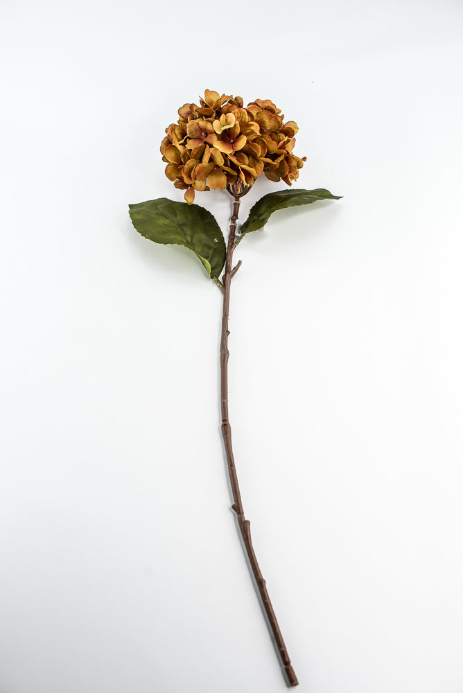 Mustard Hydrangea Spray - 25"