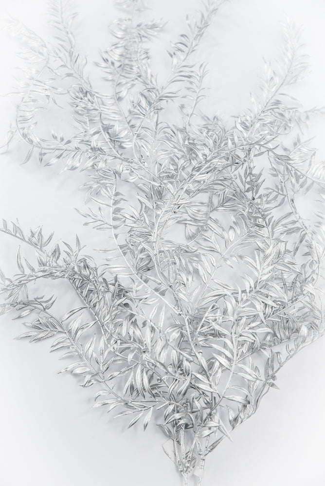 Silver hanging hemlock spray