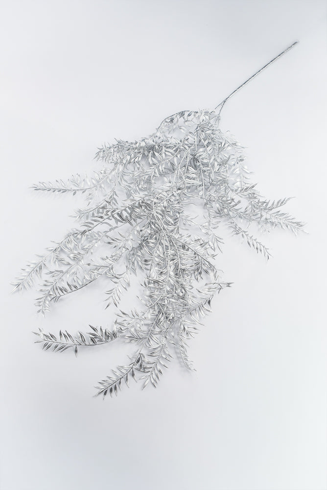 Silver hanging hemlock spray