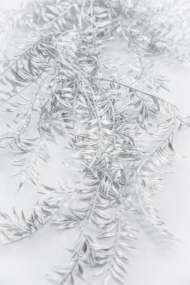 Silver hanging hemlock spray
