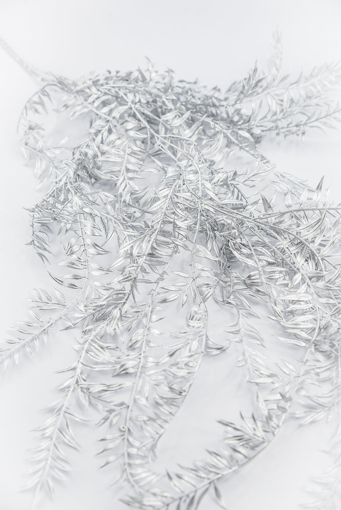 Silver hanging hemlock spray