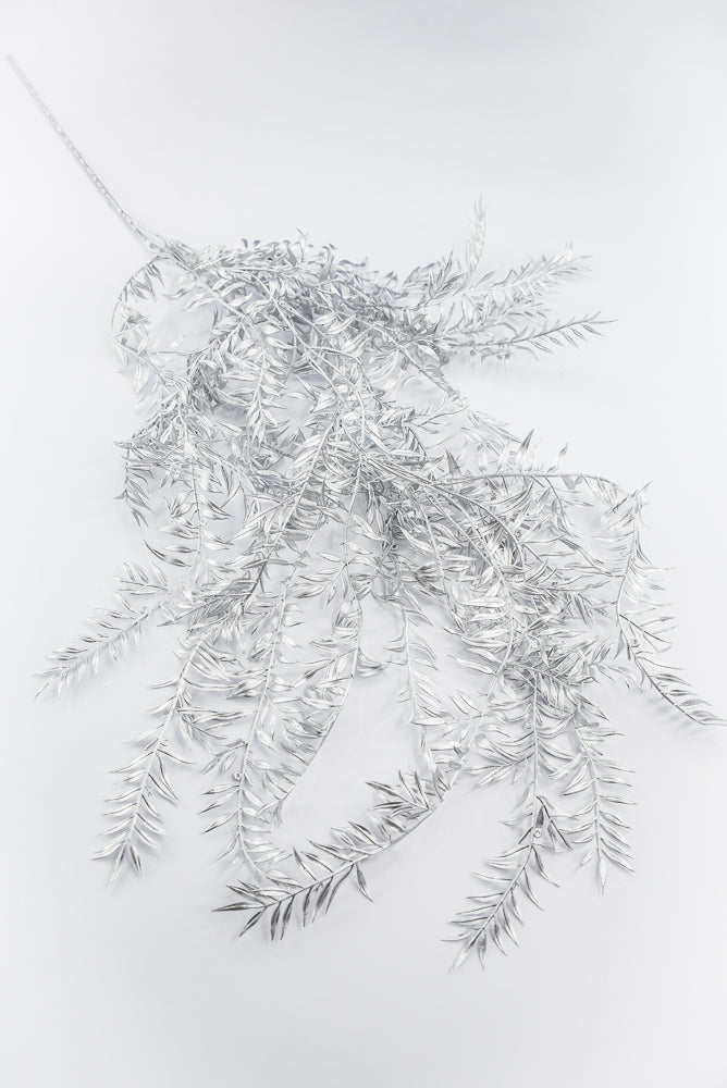 Silver hanging hemlock spray