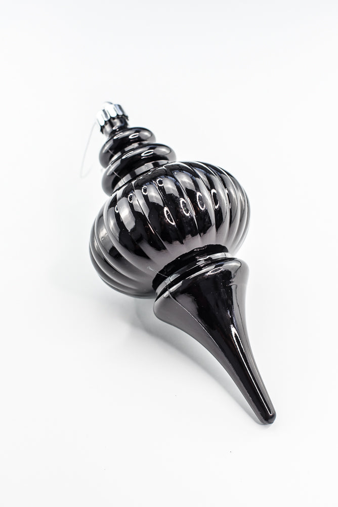 Black Metallic Ornament Finial