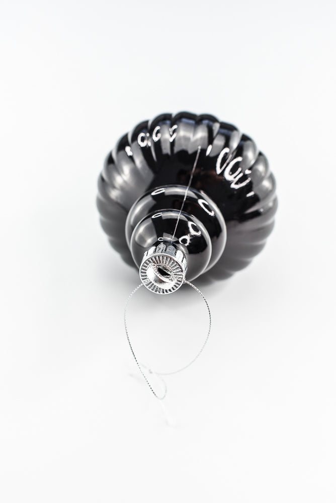 Black Metallic Ornament Finial