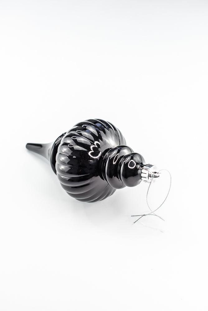 Black Metallic Ornament Finial