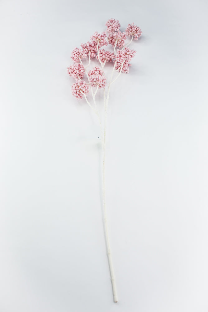 Pink Berry Cluster Spray