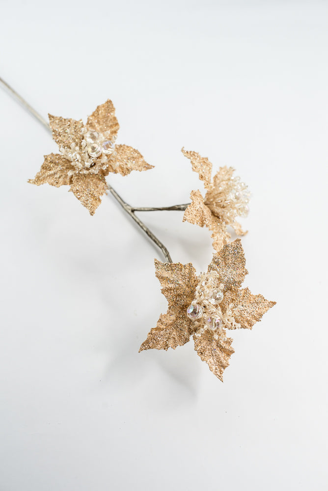 Farrisilk Gold Star Flower Spray - 28"