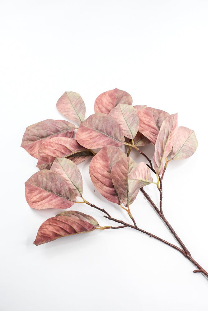 Artificial Magnolia Leaves Spray - Autumn