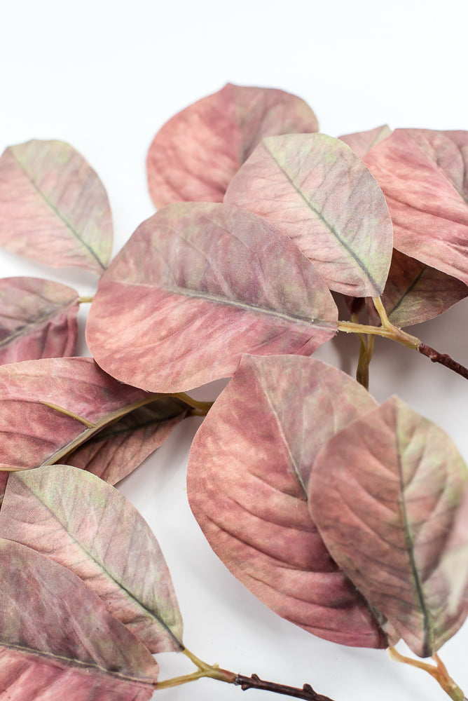 Artificial Magnolia Leaves Spray - Autumn