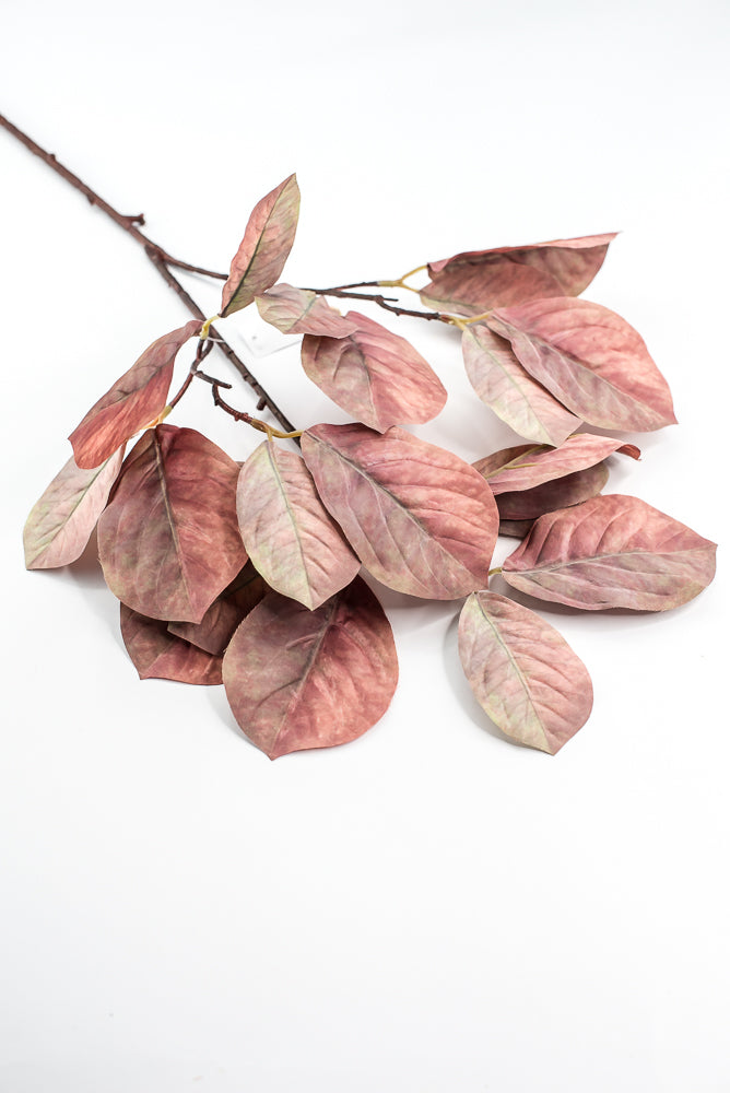 Artificial Magnolia Leaves Spray - Autumn