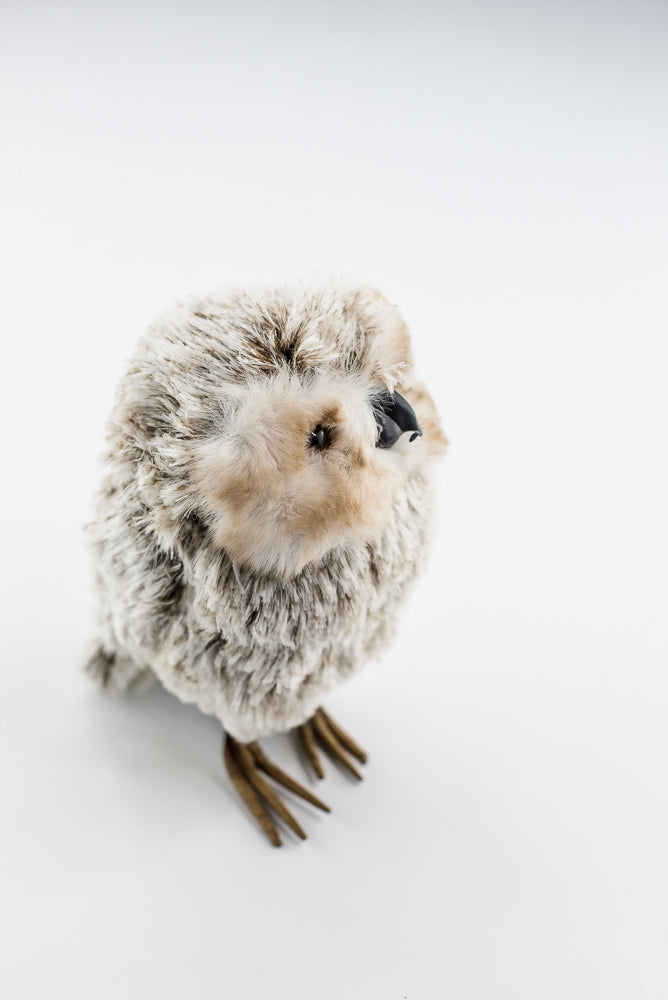 Furry Decor Owl Ornament