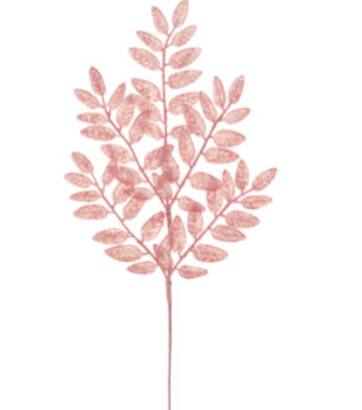 Pink Pearl Honey Locust Leaf Spray - 22"