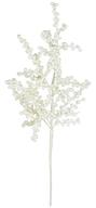 Artificial Pearl White Berry Spray - 26"