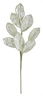 Artificial Platinum Beaded Edged Magnolia Leaf Spray - 27"