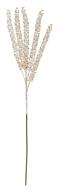 Artificial Champagne Beaded Leaf Spray - 29"