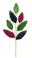 Artificial Multi Color Leaf Spray - 28"