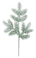 Artificial Green Snowy Noble Fir Spray - 21"
