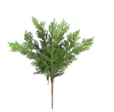 Artificial, Green Cedar Pick - 10"