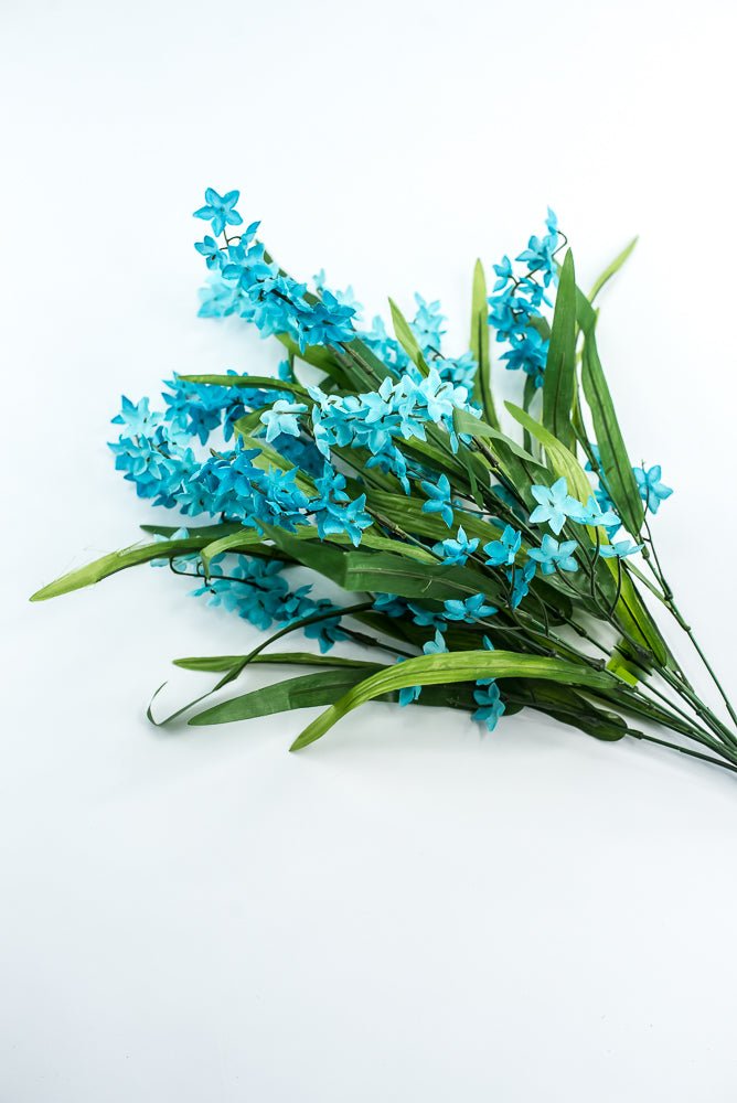Aqua bell flower bush - Greenery Marketartificial flowers30371AQU