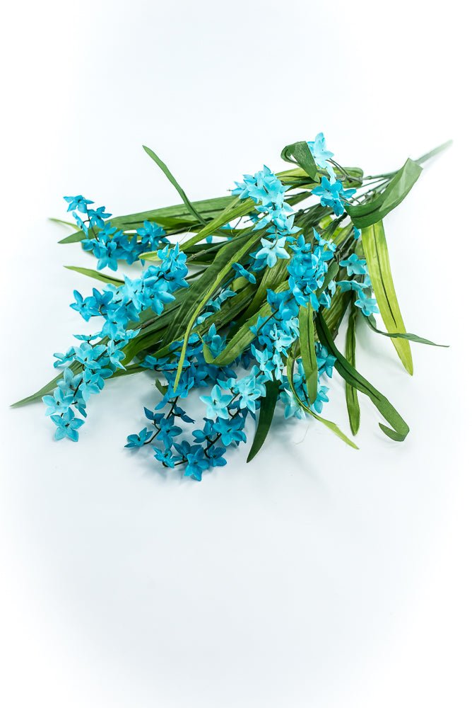 Aqua bell flower bush - Greenery Marketartificial flowers30371AQU