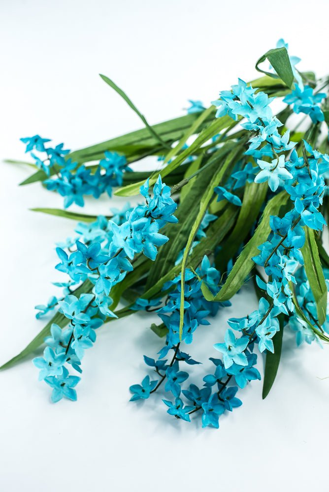 Aqua bell flower bush - Greenery Marketartificial flowers30371AQU